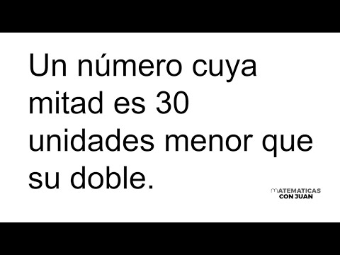 PROBLEMAS EN LOS QUE HAY QUE HALLAR EL NÚMERO DESCONOCIDO