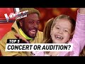 BLIND AUDITIONS that turn into CONCERTS on The Voice Kids!