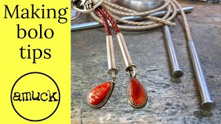 Designing bolo tips to complement the art piece/jewelry making