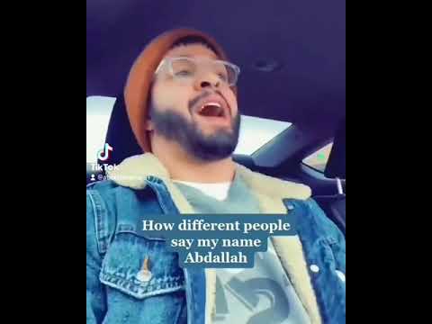 How different people pronounce my name #Abdullah #عبدالله