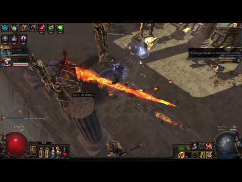 PoE boss - Hall of Grandmasters - Sir_Janusz (Scorching ray) - full block cleave