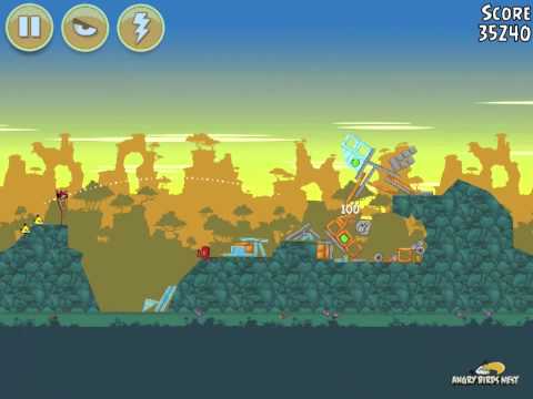 Angry Birds 22-10 Bad Piggies 3 Star Walkthrough (Angry Birds Classic 22-10)