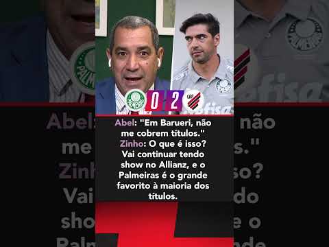 Olha o que o Zinho falou sobre a declaração de Abel Ferreira #shorts