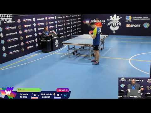 Zavada Nikit Sinkevich Bogdan League of Best Table Tennis 3 10:30 04.10.2020