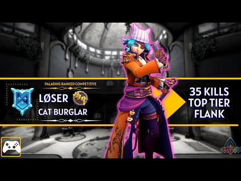 35 Kills Maeve is Top tier flank Loser (Diamond) Paladins Ranked Competitive