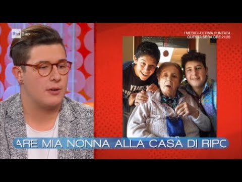 Davide e la sua promessa a nonna Luciana - Vieni da me 11/12/2019