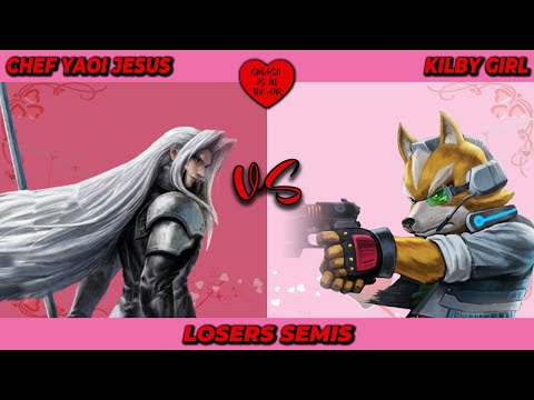 Chef Yaoi Jesus (Sephiroth, Falco) vs Kilby Girl (Fox) - Smash is in the Air Losers Semis