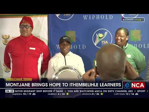 Montjane brings hope to Ithembelihle learners