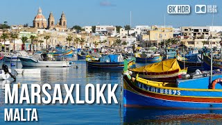 Marsaxlokk, The Picturesque Fishing Village During Christmas - 🇲🇹 Malta [8K HDR]