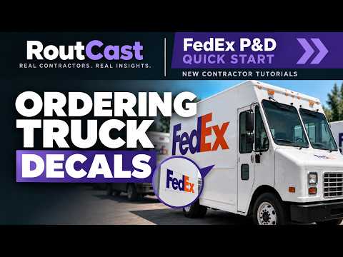 How Do I Order Decals for My Trucks? — RoutCast contractor tutorial