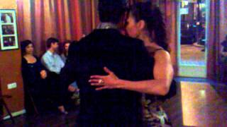 Christian Marquez y Virginia Gomez (Los Totis) en Estudio Tango Salonika 12/11/2011
