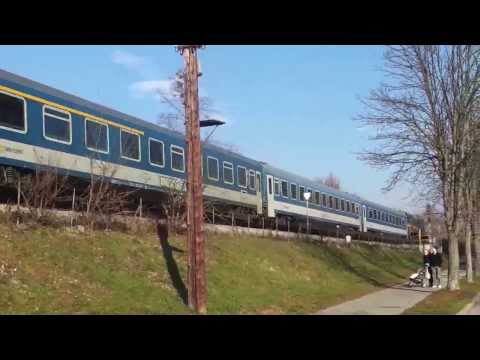 The "Citadella" passes Ptuj, Slovenia