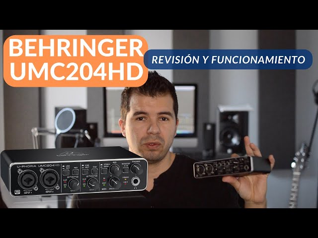 Vídeo relacionado con Behringer U-PHORIA UMC204HD Interface de audio/midi usb