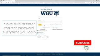 WGU Student Portal Login | Western Governors University Sign In | wgu.edu Login