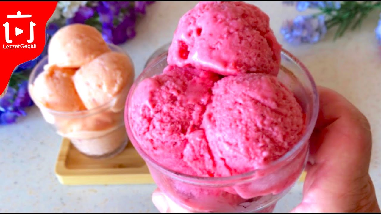 ÇİLEKLİ DONDURMA TARİFİ , NASIL YAPILIR ? EV YAPIMI KOLAY VE PRATİK TARİF , TATLI TARİFLERİ