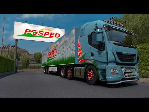 ETS2 1.32 convoy Munchen - Stavanger no GPS at TB