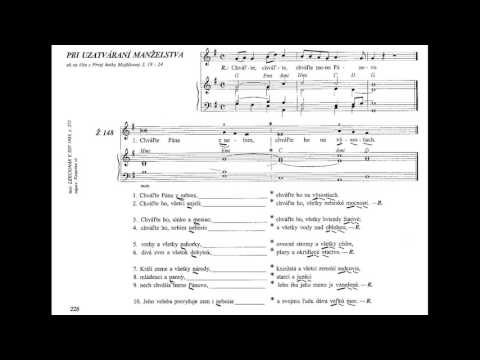 LS II, str.228 - Chváľte, chváľte, chváľte meno Pánovo; Ž148
