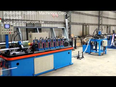 Pre-Punch Roll Forming Machine
