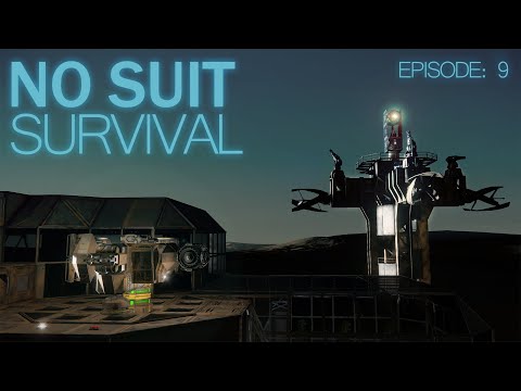 No Suit Survival: Ep. 9 Defense - Space Engineers