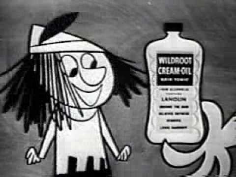 Vintage 50's TV Commercials   Wild Root Hair Cream