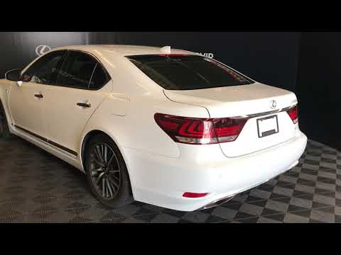 White 2014 Lexus LS 460 F Sport Package Review Edmonton Alberta - Lexus of Edmonton