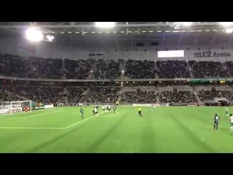 Kennedy Bakircioglu (Hammarby-Sirius 4-1) Free kick Slow Motion