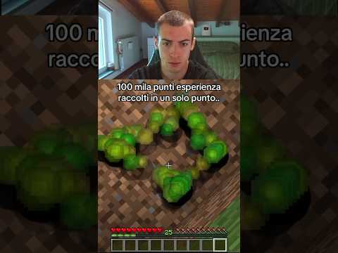 100.000 PUNTI ESPERIENZA.. #minecraft