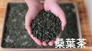 [自制桑葉茶］Home Made Mulberry Tea 桑葉具有補益和抗衰老作用。 桑葉不但緩解頭暈、頭痛、目赤昏花，也能平抑肝陽、清肝明目。