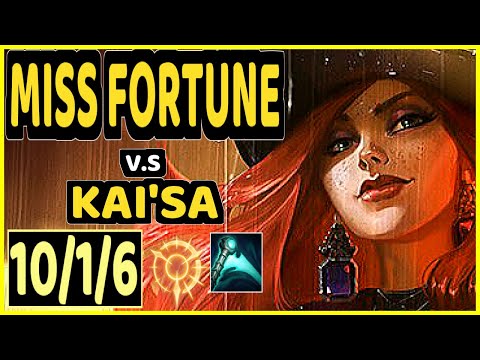 THEUSMA (MISS FORTUNE) vs KAI'SA - 10/1/6 KDA BOTTOM ADC GAMEPLAY - BR Ranked DIAMOND