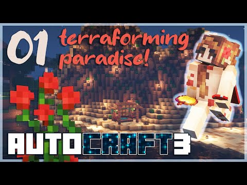 Welcome to Paradise! Custom Cliffs on AutoCraft SMP 🌴 (Episode 01)