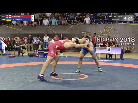 GOLD FS - 125 kg: G. PETRIASHVILI (GEO) v. O. KHOTSIANIVSK (UKR)