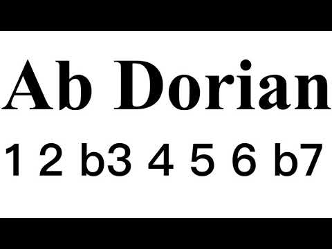 Ab Dorian mode Backing Track #LBT05Ab