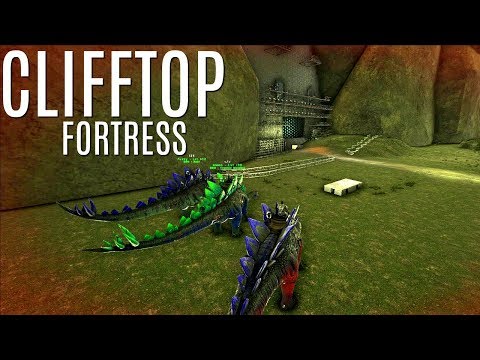 MOST INTERESTING RAID on The Floating Cliff Fortress - ARK Survival (E107) - Official PVP