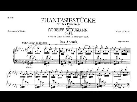 Robert Schumann: Fantasiestücke Op. 12 (1837)
