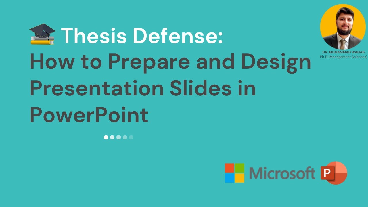 Designing PowerPoint Presentation Slides for Thesis Defense