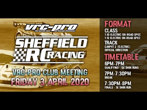 Sheffield RC Racing - VRC-Pro Meeting - TC SPEC A Final
