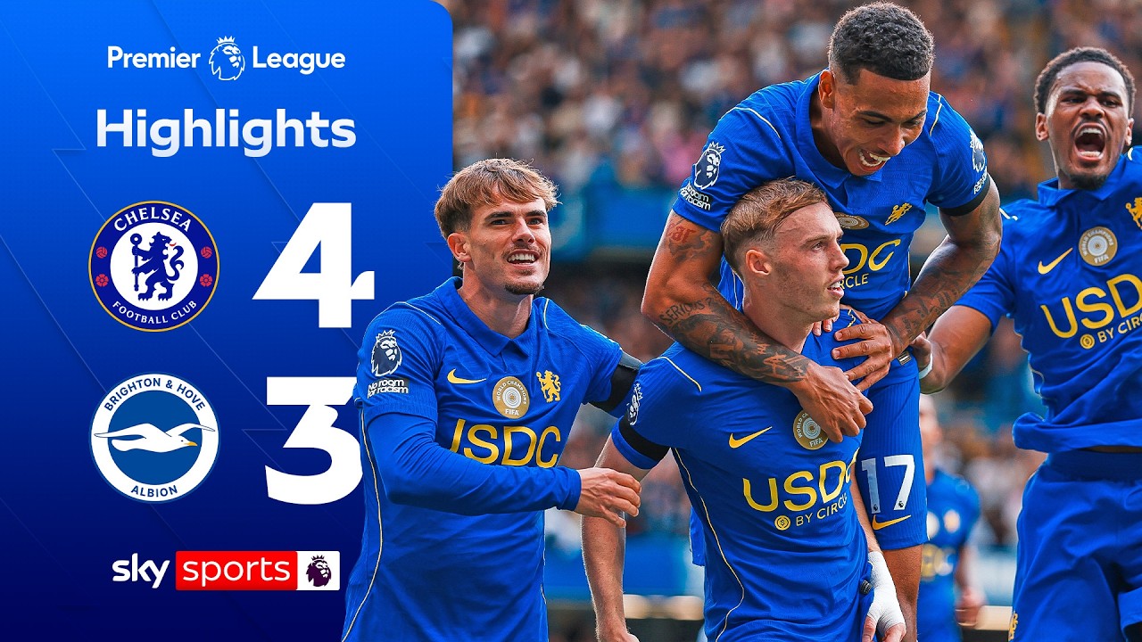 Blues' front three shine again in home win! 💥 Chelsea 4-3 Brighton | Premier League Highlights