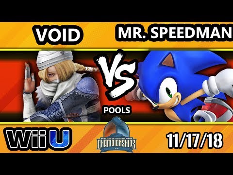 DHATL18 Smash 4 - CLG | VoiD (Sheik) Vs. Mr. Speedman (Sonic) - Wii U Pool C - WF