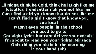 Diggy Simmons - What You Say To Me (J. Cole Diss) [LYRICS]