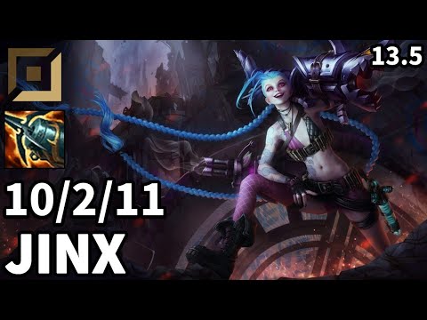 Jinx ADC vs Tristana - EUW Master | Patch 13.5