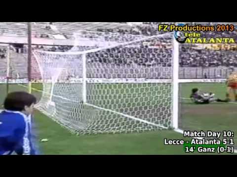 Serie A 1993-1994, day 10 Lecce - Atalanta 5-1 (Ganz goal)