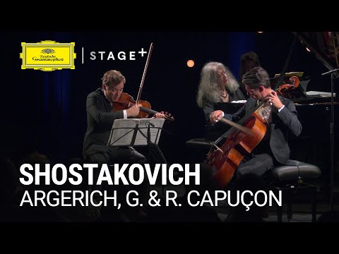 Martha Argerich, Gautier & Renaud Capuçon - Shostakovich: Piano Trio No. 2: IV. Allegretto (Excerpt)