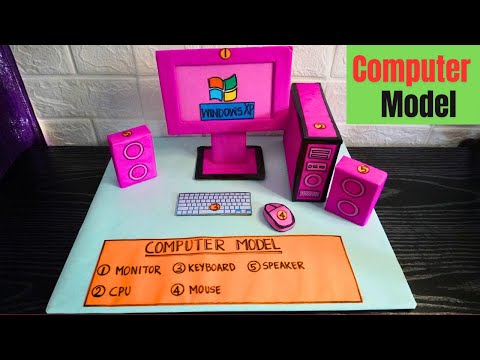 Computer Model Project |How to make computer model |Parts of a computer| Exhibition model for school