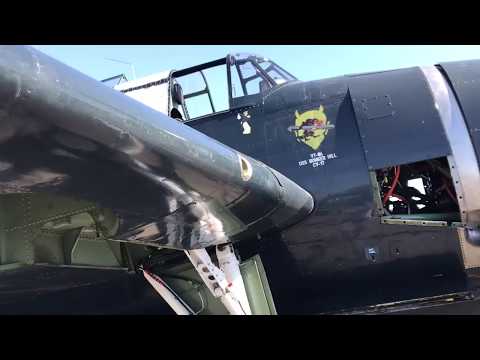 TBM Avenger N337VT - Final week in Stockton - Testing .50 Caliber Wing Gun (part 2 of 2)