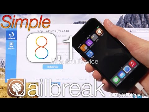 NEW Jailbreak iOS 8 - 8.1 Untethered Pangu iOS 8 iPhone 6 Plus,5S,5C,4S,iPod 5 & iPad Mini 3 Air 2,4