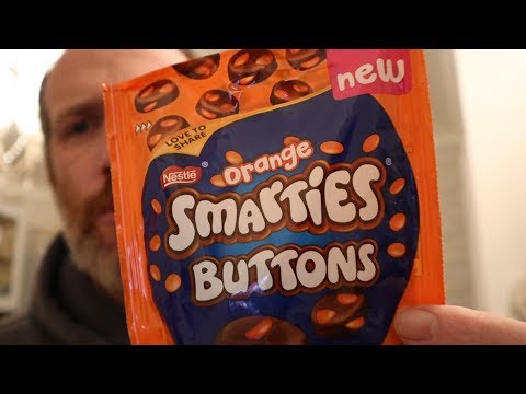 Orange Smarties Buttons