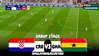 CROATIA vs GHANA - Group Stage | Video Game Simulation | FIFA World Cup 2026 Full Match | eFootball
