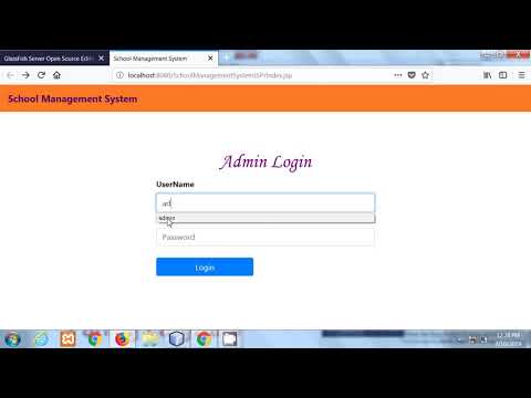 School Management System Project JSP MYSQL Netbeans | Part 10