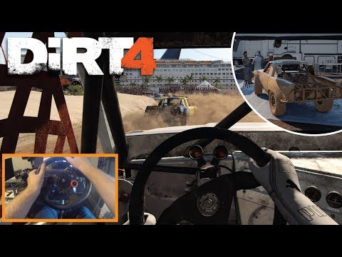 DIRT 4 Career Mode Gameplay Walkthrough - Part 4 (With logitech G29 steering wheel)