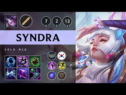 Syndra Mid vs Taliyah - KR Challenger Patch 25.19